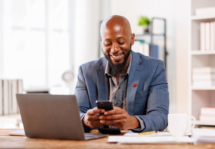 A municipal finance leader reviewing connected financial information